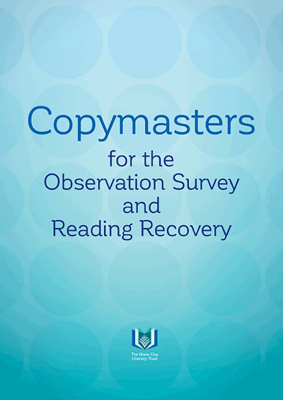 Copymasters for the Observation Survey and Reading Recovery Cover