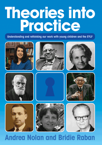 Cover image for Theories into Practice: understanding and rethinking our work with young children and the EYLF