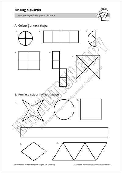 IUgo | Find A Quarter Of A Shape