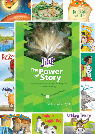 JillE Read Aloud Books and Teacher Guide, Year 1 Cover