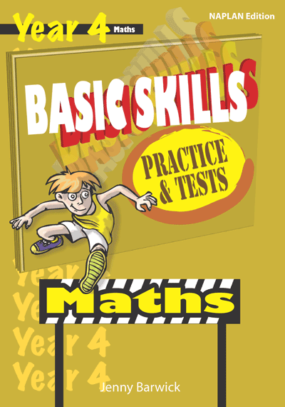 Basic Skills Practice & Tests: Maths Year 4 Cover