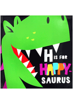 H is for Happy-saurus