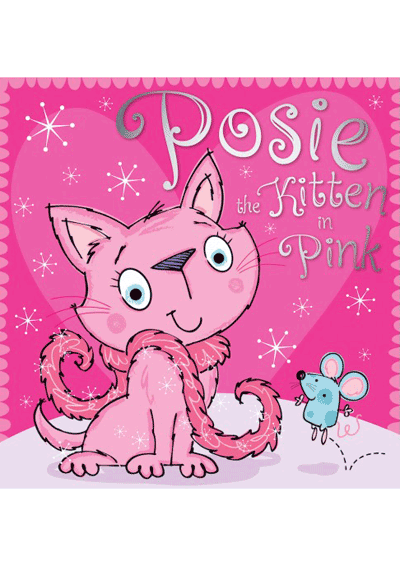 Posie the Kitten in Pink Cover