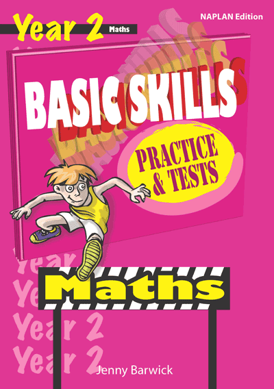 Basic Skills Practice & Tests: Maths Year 2 Cover