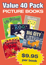 Unique package of 40 picture books